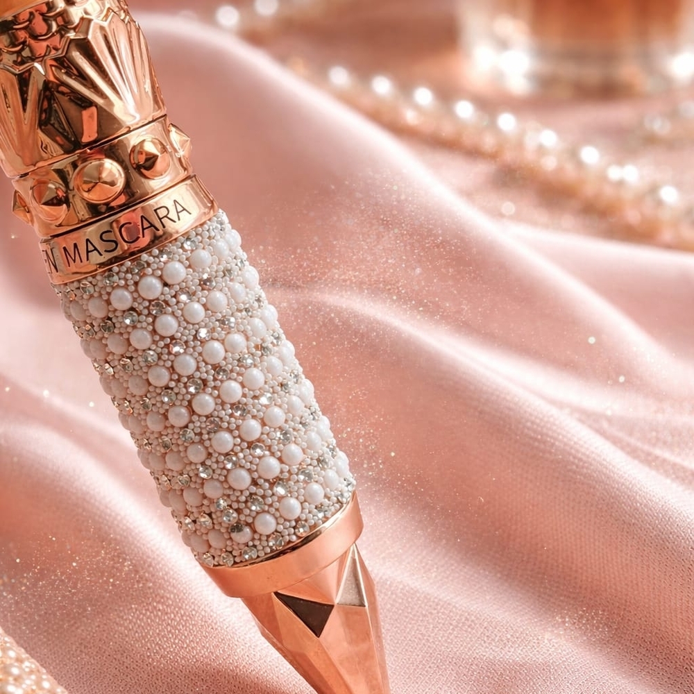 💥NIB💥Luxury Pearl Crystal Mascara Rose Gold Volumizing Lengthening Lash Makeup - Picture 4 of 7
